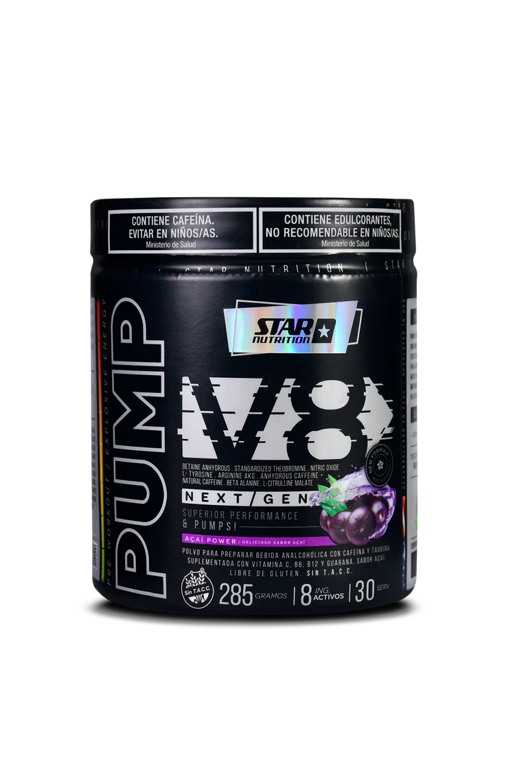 Pre entreno PUMP V8 - 285 Gr
