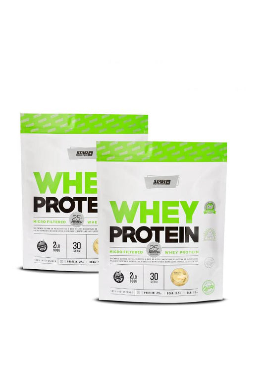 Combo Whey protein 2LB + Whey protein 2LB Star Nutrition
