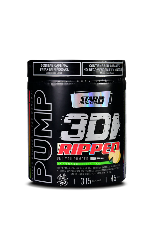 Pre entreno PUMP 3D Ripped - 315 Gr