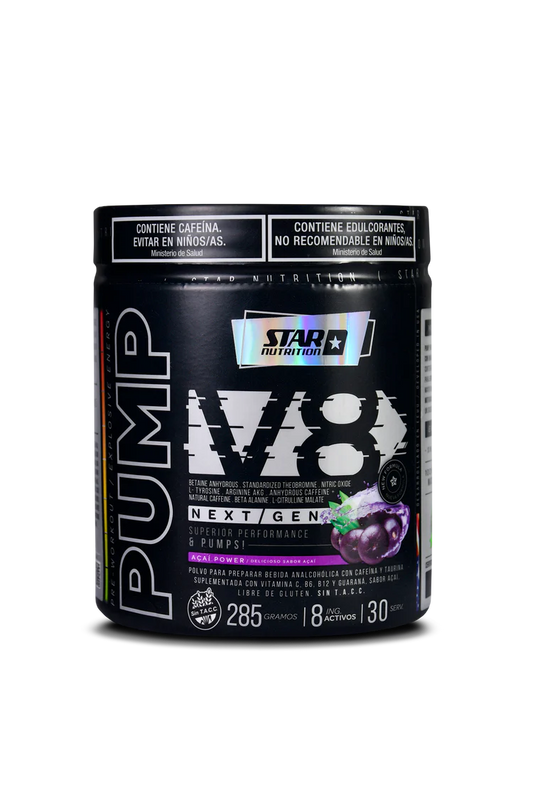 Pre entreno PUMP V8 - 285 Gr